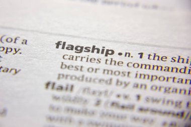 Sözlükte Sözcük veya tümcecik Amiral Gemisi.