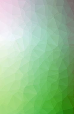 Soyut yeşil dikey düşük Poli arka plan resmi. Güzel çokgen tasarım deseni. 