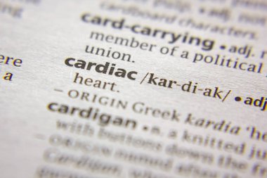 Kelime veya cümle bir sözlükte kardiyak.