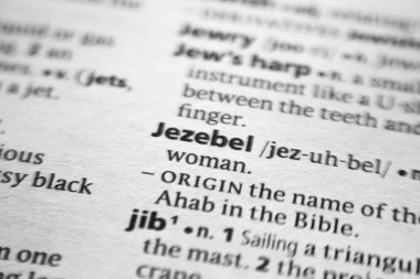 Kelime veya cümle Jezebel bir sözlük.
