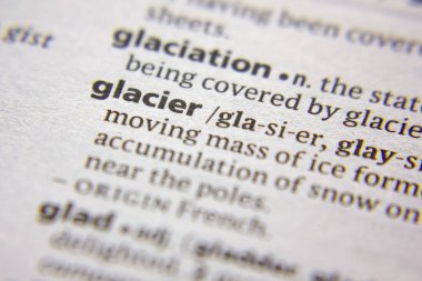 Sözlükteki sözcük veya tümcecik Glacier.