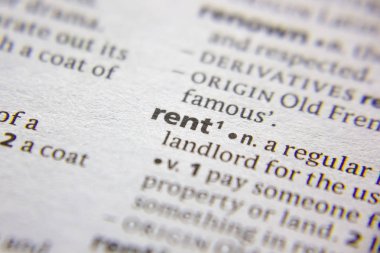 Kelime veya cümle kira bir sözlük.