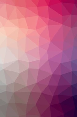 Soyut Pembe, Kırmızı dikey düşük poli arka plan İllüstrasyon. Güzel çokgen tasarım deseni. 