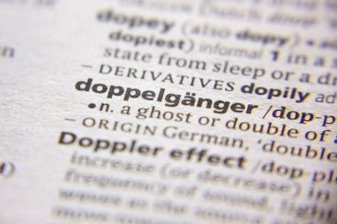 Kelime veya cümle Doppelganger bir sözlük.