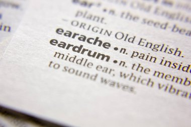 Sözlükte Word veya ifade Eardrum.