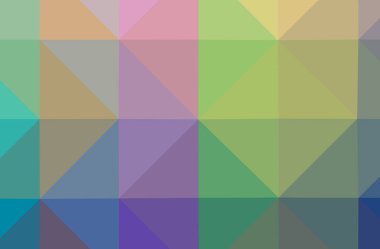 Soyut yeşil yatay düşük Poli arka plan resmi. Güzel çokgen tasarım deseni. 