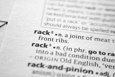 Sözlük içinde sözcük ya da ifade.