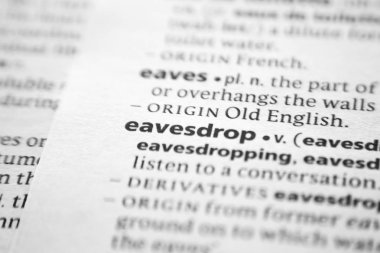 Sözlükteki sözcük veya tümcecik Kulak Misafiri.