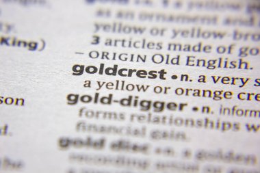 Sözlükte Word veya ifade Goldcrest.