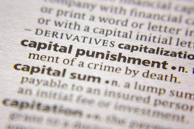 Sözlükte Sözcük veya tümcecik Büyük ceza.