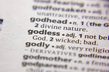 Sözlükte Sözcük veya Tanrısız sözcük.