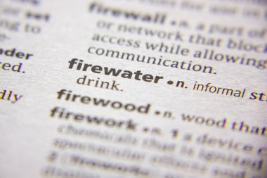 Sözlükte Word veya ifade Firewater.