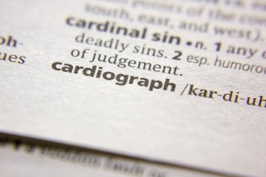 Sözlükte Kelime veya deyim Kardiyograf.