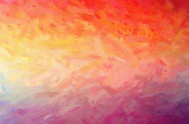 Soyut Turuncu, kırmızı kıl fırça yağlı boya arka plan resmi