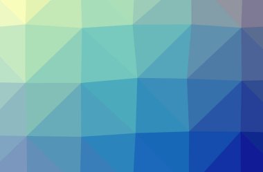 Mavi ve sarı yatay düşük Poli arka plan resmi. Güzel çokgen tasarım deseni. 