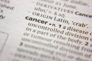 Sözlükte Kelime veya ifade Kanser.