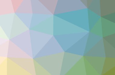 Mavi ve sarı yatay düşük Poli arka plan resmi. Güzel çokgen tasarım deseni. 