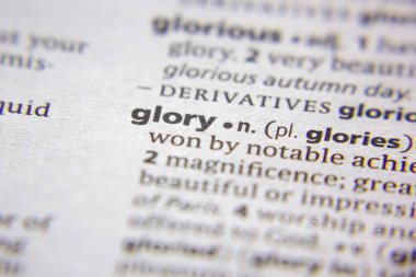 Sözlükte Sözcük veya deyim Glory.