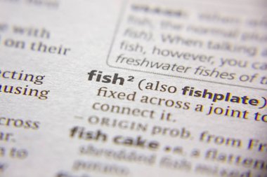 Sözlükteki sözcük veya deyim Balık.