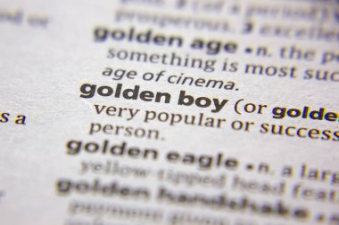 Sözlükte kelime veya ifade Altın çocuk.