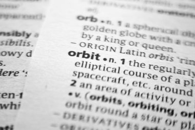 Kelime veya cümle bir sözlükte Orbit.
