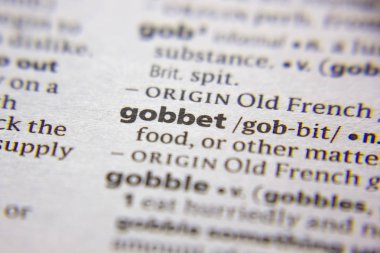 Sözlükte Gobbet sözcüğü veya tümceciği.