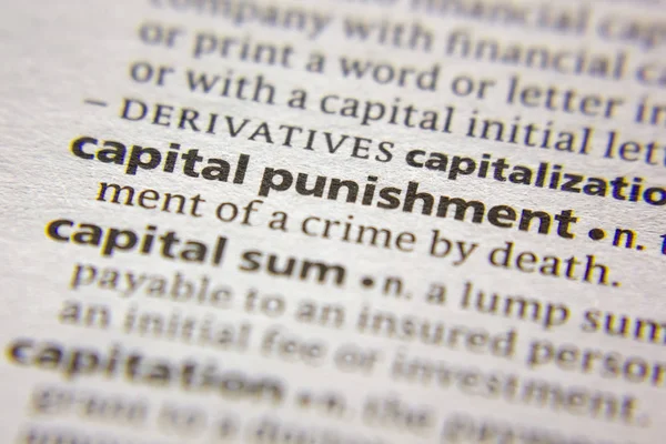 Sözlükte Sözcük veya tümcecik Büyük ceza.