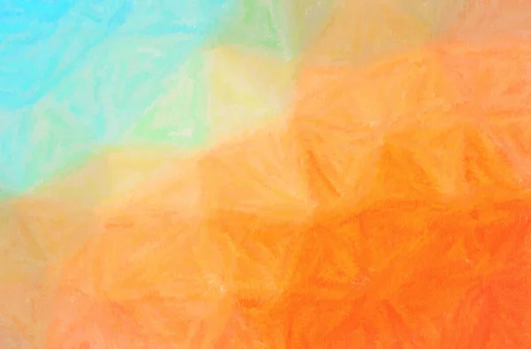 Ilustración abstracta de fondo de lápiz de cera naranja — Foto de Stock