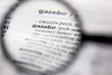 Kelime veya ifade Gazebo bir sözlük.