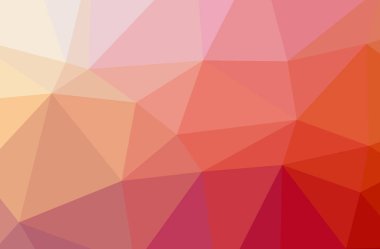 Soyut kırmızı yatay düşük Poli arka plan resmi. Güzel çokgen tasarım deseni. 