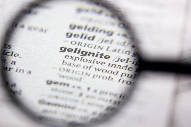 Kelime veya cümle bir sözlükte Gelignite.