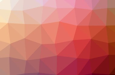 Soyut kırmızı yatay düşük Poli arka plan resmi. Güzel çokgen tasarım deseni. 