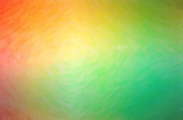 Ilustrasi abstrak dari latar belakang krayon lilin berwarna hijau, merah, kuning — Stok Foto