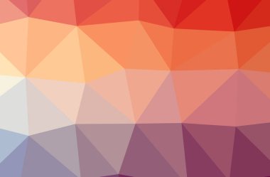 Soyut kırmızı yatay düşük Poli arka plan resmi. Güzel çokgen tasarım deseni. 