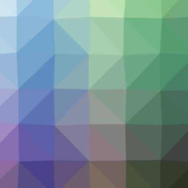 Soyut düşük poli yeşil kare arka plan resmi.