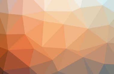 Soyut turuncu yatay düşük Poli arka plan resmi. Güzel çokgen tasarım deseni. 