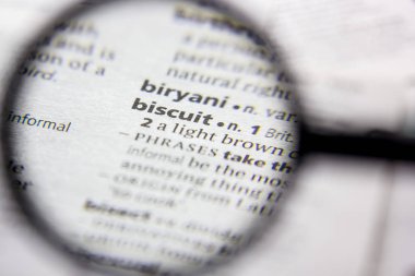 Kelime veya cümle kurabiye bir sözlük.