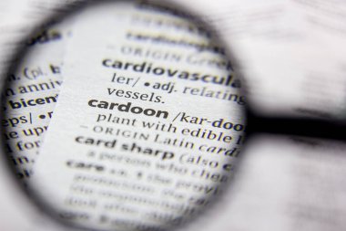 Kelime veya cümle Cardoon bir sözlük.