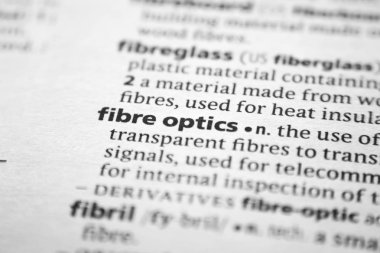 Kelime veya cümle bir sözlükte fiber optik.