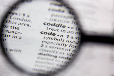 Sözlükte Word veya tümcecik kodu.