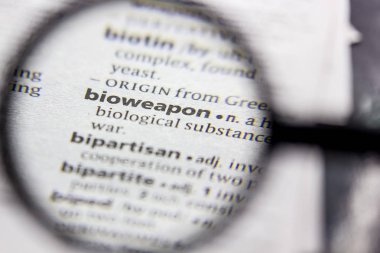 Kelime veya cümle bioweapon bir sözlük.