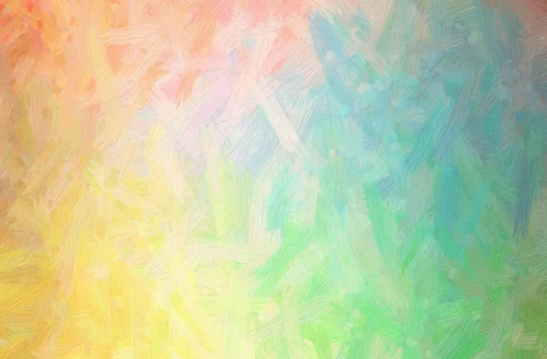 Абстрактная иллюстрация зеленого фона щетины кисти Масло краски — стоковое фото