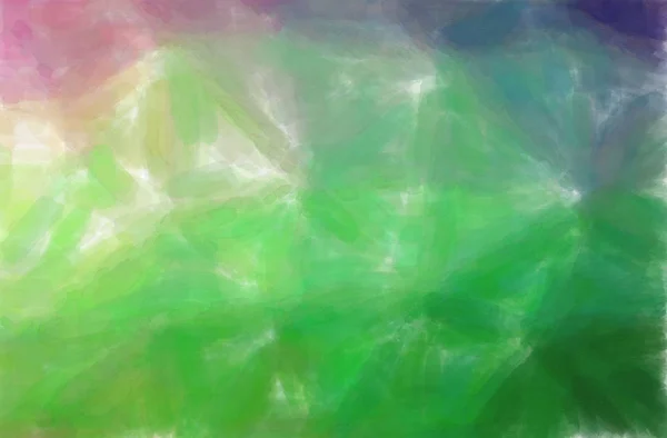Yeşil Watercolor arkaplanının soyut çizimi — Stok fotoğraf