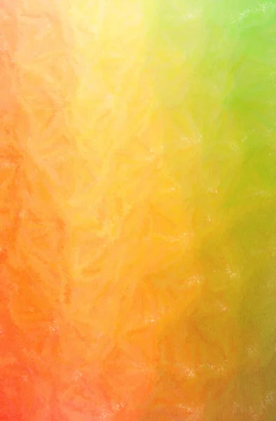Abstraktní ilustrace zeleného, oranžového, žlutého vosku Crayon pozadí — Stock fotografie
