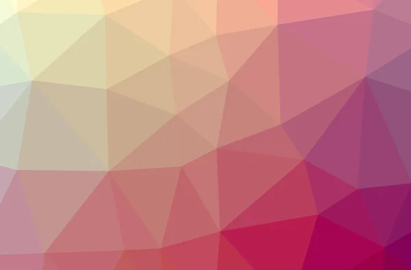 Ilustración de fondo polivinílico horizontal rojo abstracto. Hermoso patrón de diseño polígono . — Foto de Stock