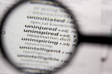 Kelime veya cümle bir sözlükte Ilham.