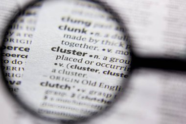 Sözlükte Word veya tümcecik kümesi.