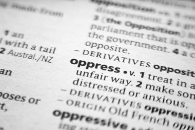 Kelime veya ifade bir sözlükte Oppress.