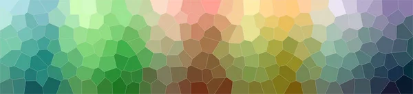 Abstract illustration of blue, green, yellow Little Hexagon background — Stock Photo, Image