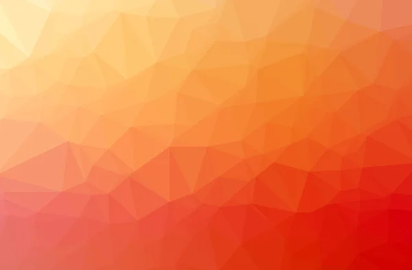 Illustratie van abstracte laag poly oranje horizontale achtergrond. — Stockfoto